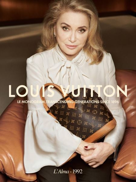 Louis Vuitton показал рекламную кампанию с Катрин Денев