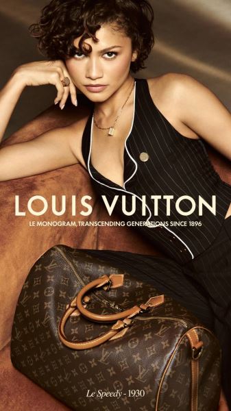 Зендея стала лицом рекламной кампании Louis Vuitton